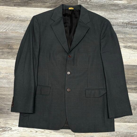 Brooks Brothers 346 Explorer Gray Mens 40 SH Wool Blend Sport Coat Blazer Jacket - Picture 1 of 12